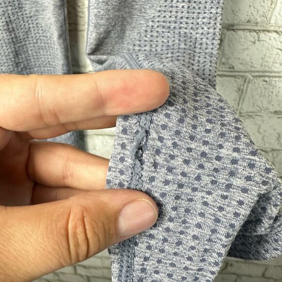 Gymshark Leggings Seamless High Rise Waist Ankle Athletic Athleisure Gray S - Picture 4 of 6